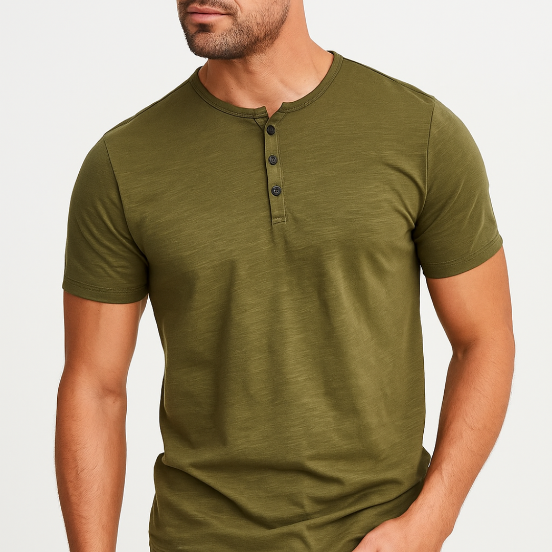 Cian - Chic Henley Top