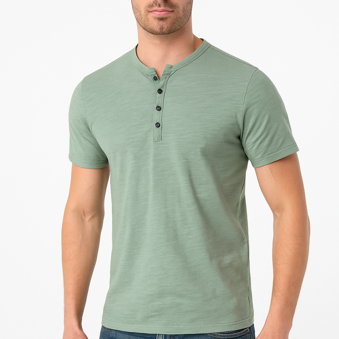 Cian - Chic Henley Top