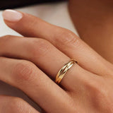 Pauline | Schlichter Ring in Goldton