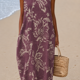 Dolores - Floral Boho Midi Dress