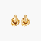 Saoirse - Gold Knot Earrings