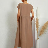 Gabrielle™ — Flowing Midi Dress with Timeless Elegance