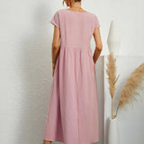 Gabrielle™ — Flowing Midi Dress with Timeless Elegance