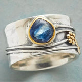 Konstanze | Ring mit blauem Stein