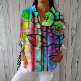 Ailbhe - Vibrant Floral Print Blouse