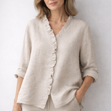 Saoirse - Elegant Ruffled Tunic