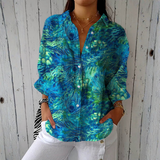 Aingeal - Elegant Feather-Trimmed Blouse