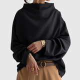 Caragh - Relaxed Fit Jumper with Stand-Up Collar