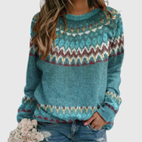 Dymphna - Retro Wave Pattern Jumper