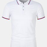 Cian - Slim-Fit Button Placket Polo