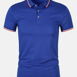 Cian - Slim-Fit Button Placket Polo