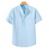 Cian - Elegant High Neck Shirt
