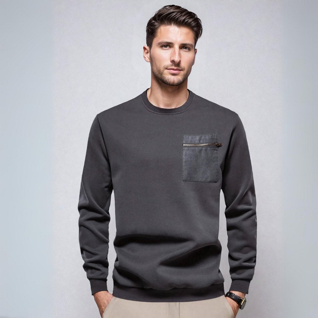 Ronan - Stylish Ribbed Jumper
