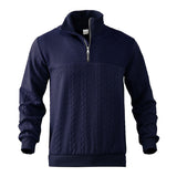 Cian - Quarter-Zip Knit Sweater