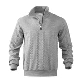 Cian - Quarter-Zip Knit Sweater