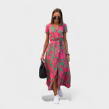 Sadhbh - Delicate Floral Midi Dress
