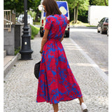 Eithne - Midi Dress with Floral Print