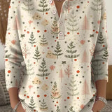 ANWEN | CHRISTMAS JUMPER WITH BUTTONS