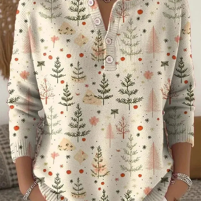 ANWEN | CHRISTMAS JUMPER WITH BUTTONS