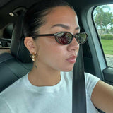 Clodagh - Retro Oval Eyeglasses