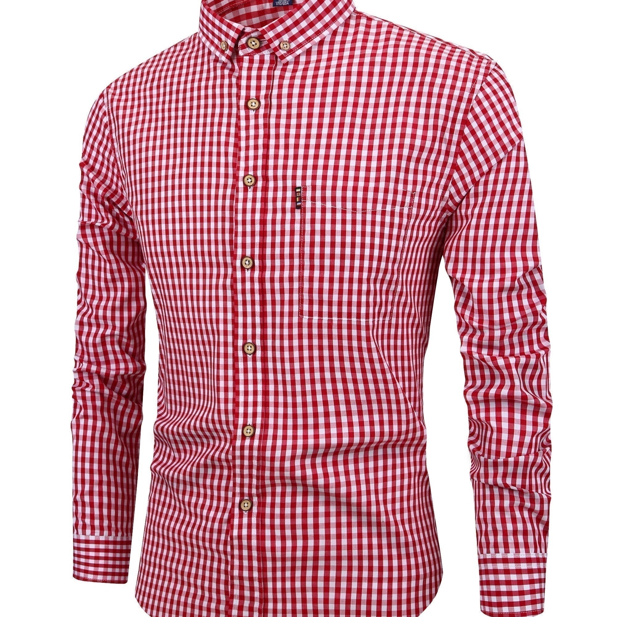 Aidan - Cosy Checked Button-Up