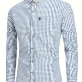 Aidan - Cosy Checked Button-Up