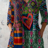 Fionnuala | V-Neck Long Blouse