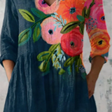 Sile | V-Neck Long Blouse