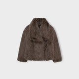 Juliette - Faux Fur Wide-Collar Coat