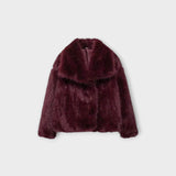 Juliette - Faux Fur Wide-Collar Coat
