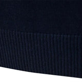 Tadhg - Striped Sweater with Mid-Length Opening