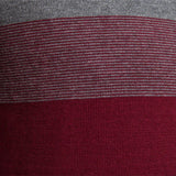 Tadhg - Striped Sweater with Mid-Length Opening