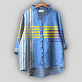 Aisling - Printed Ruffle Tunic