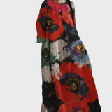 Aisling - Elegant Black Floral Dress
