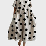 Aoibhinn - Chic Polka Dot Dress
