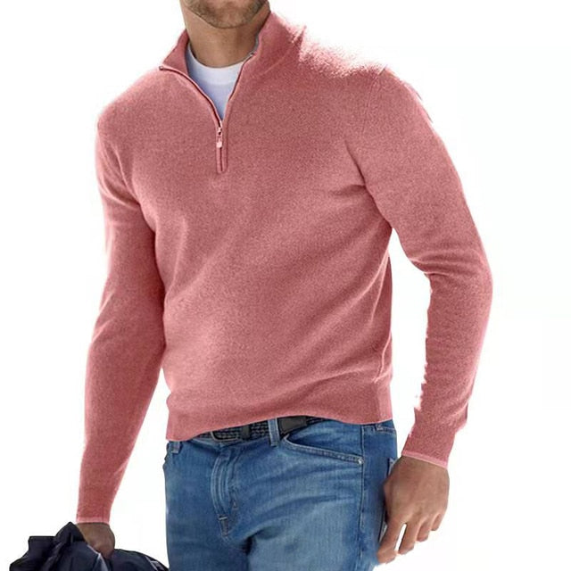 Cian - Chic Zip-Up Jumper