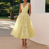 Órla - Sleeveless V-Neck Party Dress