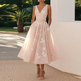 Órla - Sleeveless V-Neck Party Dress