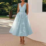 Órla - Sleeveless V-Neck Party Dress