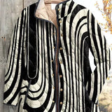 Hanne™ | Steppjacke im Zebra-Muster