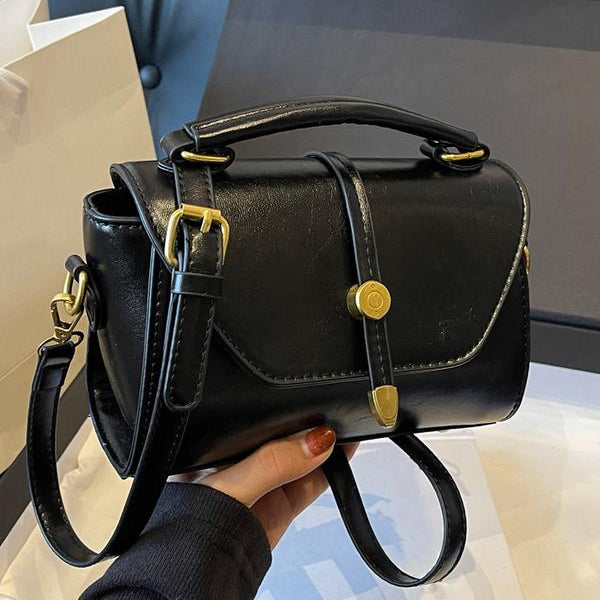 ALWINA™ - TRENDY CONTRAST STITCHING SHOULDER BAG