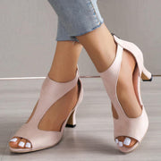 Aisling - Strappy Open-Toe Heeled Sandals