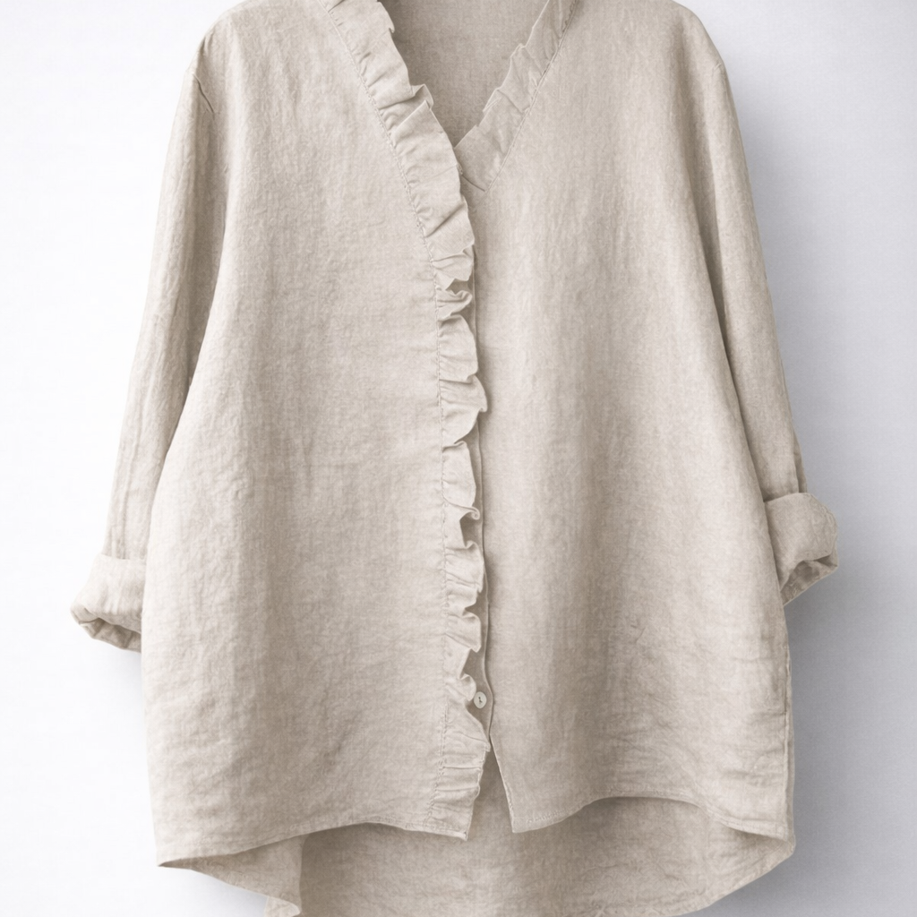 Saoirse - Elegant Ruffled Tunic