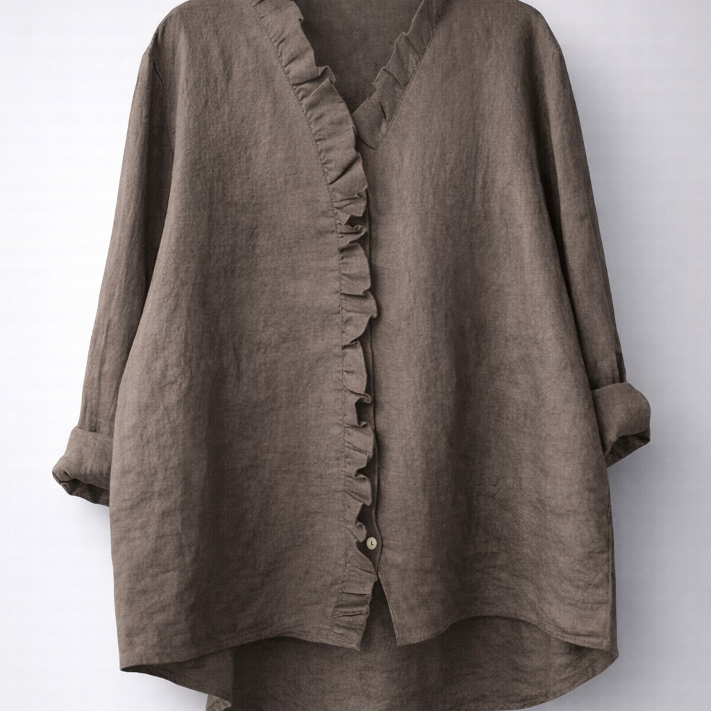Saoirse - Elegant Ruffled Tunic