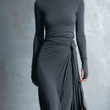 Naomie | Maxi Dress with Side Knot