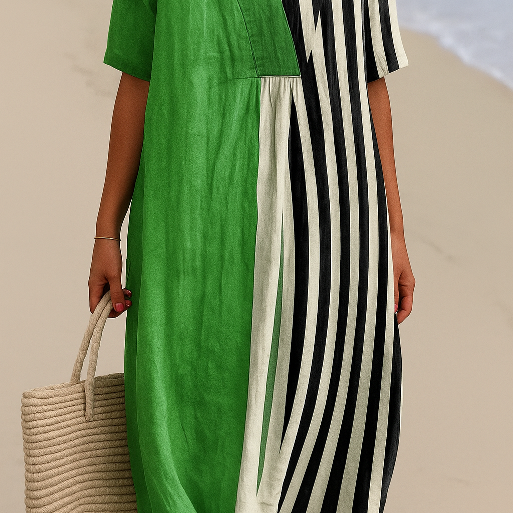 Cara Óg - Chic Striped Dress