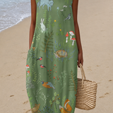 Eibhlín - Woodland Boho Midi Dress