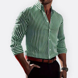 Tiernan - Timeless Striped Button-Up