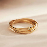 Pauline | Schlichter Ring in Goldton