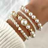 Beatrix | Armband-Set im Perlen-Look